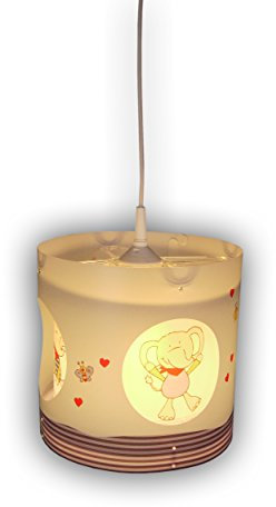 Niermann Standby Dreh-Pendelleuchte Lolo Lombardo, Plastik, E27, 60 W, Multi Color, 25 x 25 x 27 cm
