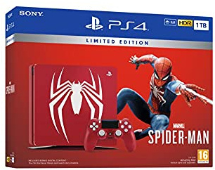 PS4 Slim 1 To F Marvel's Spider-Man Limited Edition + Marvel's Spider-Man - Standard + Edition