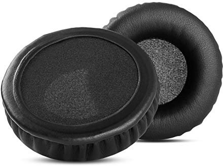 1 paio di cuscinetti di ricambio per auricolari compatibili con Pioneer SE-MJ553BT MJ553BT Cuffie paraorecchie (nero)