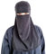 Hijab Niqab Gesichtsschleier Jilbab Abaya Khimar Kopftuch Moschee Ramadan Eid Hochzeit Alltag, Schwarz