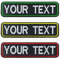 Brillianne Benutzerdefinierter gestickter Namensaufnäher, personalisiertes Stick-Namensschild für Motorrad-Biker-Abzeichen/Aufbügeln / 10x2,5 cm