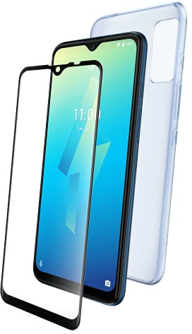 WIKO Pack Coque Flexible + Verre Trempe Power U10 Transparent