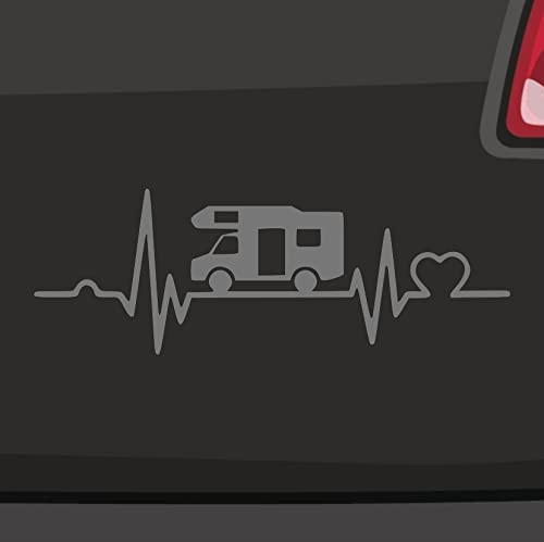 Herzschlag Wohnmobil -6 Größen 21 Farben- Camping Aufkleber Sticker Camper JDM