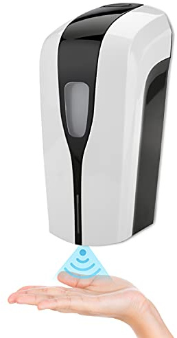 Distributeur de désinfectant automatique avec capteur, Distributeur gel hydroalcoolique sans contact avec un récipient de recharge de 1000 ml.