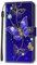 Dfjhure Samsung A13 Case Leather Flip Wallet Phone Case Cover Silicone Shockproof Bumper Cover Stand View Cover with Card Slots Phone Case For Samsung Galaxy A13 4G- Butterfly