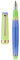Jinhao 82 Acrylic Fountain Pen, Iridium Extra Fine Nib with Ink Converter, Vintage Cornflower Blue Contrast Color Classic Design Smooth Writing Pen (Gold Trim)