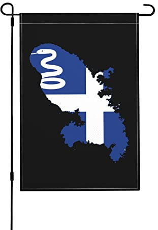 Carte Drapeau De La Martinique Drapeaux Décoratifs Bruant Résistant À La Décoloration Drapeau Corsaire Pour Événements Anniversaire Intérieur,70X102Cm