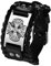Cupimatch Wikinger Armband Herren Keltischer Knoten Armband Gotisches Kreuz Irischer Knoten Amulett Breites Manschetten Lederarmband für Männer Schwarz