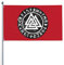 Dekorative Hausflagge, 120 x 180 cm, Valknut Odin, Wikinger-Symbol, Runendruck, Gartenflaggen, hängende Flagge, Dekoration