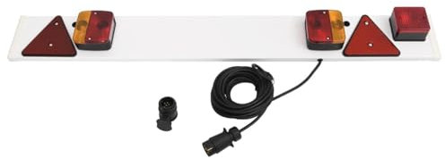 ZEYUAN Anhängerleuchte Rot 115x7x14 cm 12V Klassisches Leuchtmittel, Rückleuchten Anhänger, Anhänger Beleuchtung, Rücklicht Anhänger, Anhängerbeleuchtung, Fahrzeugrückleuchten