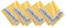 Elrene Home Fashions Villeroy & Boch Audun Stoffservietten, Flecken- und wasserabweisend, 53,3 x 53,3 cm, 4 Stück