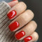 JUSTOTRY 24 Stück Blood Rot Nägel Zum Aufkleben Kurz,Einfarbig Eckig Press on Nails Design,Glossy Kunstnägel Fake Nails,French Square Fingernägel Künstliche Nägel Mittel für Frauen