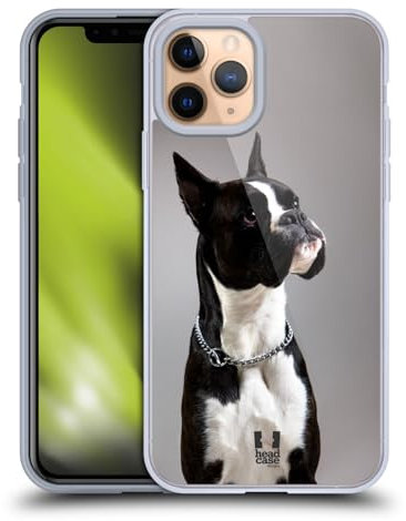 Head Case Designs Schwarz Und Weiss Boxer Beliebteste Hunderassen Softgelhülle Kompatibel Mit Apple iPhone 11 Pro Und Kompatibel Mit Magsafe Zubehör