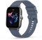 Oumida Bracelet Compatible avec Amazfit GTS 2 / Amazfit GTS 2 Mini, 20mm Sport Silicone Souple Bracelet pour Amazfit Bip 3 / Amazfit Bip U Pro, Bleu gris