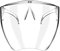 Pastoralist Bouclier de visage de broyage, bouclier à face transparent du masque de protection transparent visière de protection contre le visage complet à poussière
