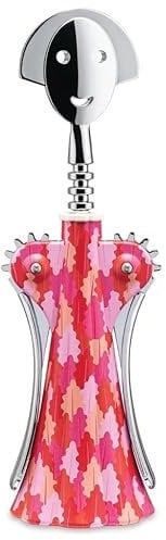 Alessi Anna G. Arborea AM01A 7, Design Corkscrew, in AlkiPaper and Chromed Zamak, Multicolored