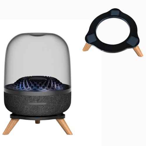 Support de bureau pour Harman Kardon Aura Studio 4 et Studio 3, support de protection audio support audio support en bois acrylique pour Aura Studio 4/3, SoundSticks 4