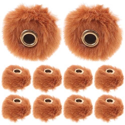 ARTIBETTER 10stücke Kleine Pompons Aus Kunstpelz Bastelbedarf Für Schmuckherstellung Perlen Zum Selbermachen Flauschige Pompons Für Schlüsselanhänger Und Taschenanhänger