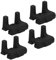 PAMINGONO 4pcs Silicone Air Fryer Tray Bumpers Non Scratch Protective Feet for Air Fryer Baskets Replacement Parts for Home Commercial Kitchens Easy to Clean