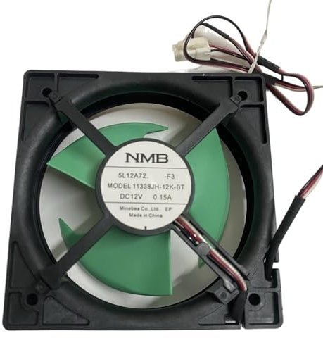 FGJDERYH Motore Ventola antigelo for Frigorifero, Compatibile con Whirlpool, Hisense, 11338JH-12K-BT DC12V - Ventola di Raffreddamento a Basso Rumore for congelatori e frigoriferi.