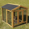 Kerbl Pet Freigehege Appartement Pro 115x85x90cm, Kunststoffdach