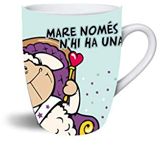 NICI Mare Només N'Hi Ha UNO Tasse, Mehrfarbig, einzigartig