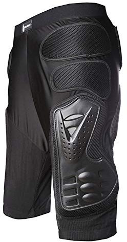 TZTED 3D Gepolstert Protektorhose Herren Damen Skifahren Eislaufen Sport Schutzhose Fahrrad Drop Widerstand für Snowboard Radfahren,Schwarz,XXL