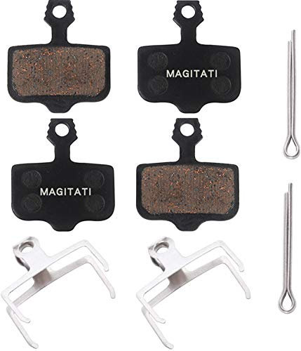 2 Paar Halbmetallische Fahrrad-Scheibenbremsbeläge, kompatibel mit Sram Avid Elixir 1 3 5 7 9 R ER CR Mag Level TL T Sram XX X7 X9 XXWC DB1 DB3 DB5