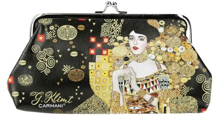 Gustav Klimt Geldbörse Motiv Adele Bloch-Bauer von Carmani 19,5 x 10 cm