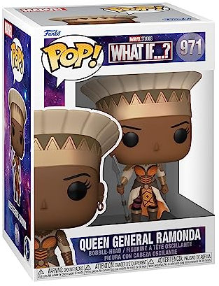 Funko Pop! Marvel - What If - The Queen General Ramonda - Marvel What If - Figurine en Vinyle à Collectionner - Idée de Cadeau - Produits Officiels - Jouets pour Les Enfants et Adultes - TV Fans