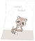 Herding Klaus GmbH Kleiner Räuber Soft-Peachdecke, 75 x 100 cm, 100% Polyester, 1540218014412, Weiß