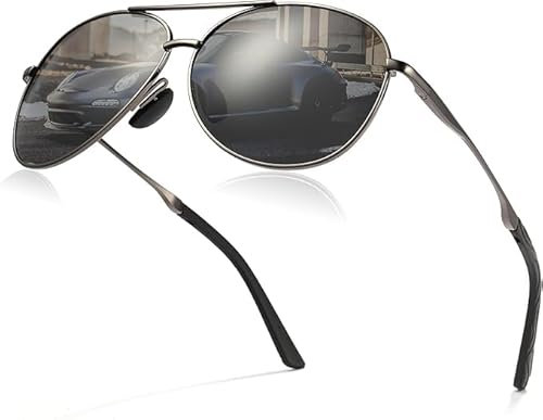 Cyxus Herren Sonnenbrille polarisiert Okular Classic Spiegel UV Schutz