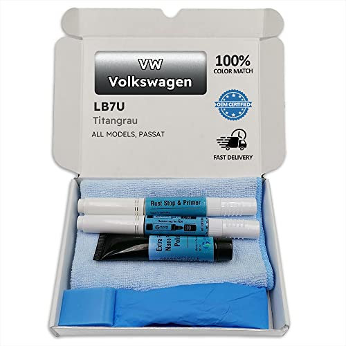 Genuine Colors Lackstift TITANGRAU LB7U für VW Volkswagen Grau PASSAT