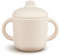 6 Months+ Sippy Cups with Handles,Small Silicone Sippy Cups Leak Proof 5oz,No Spill Sippy cups for Toddlers (Milk)
