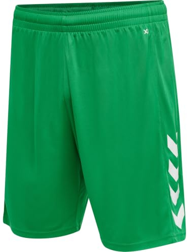 hummel Unisex hmlCore Xk Poly Shorts, Green, Extra Large