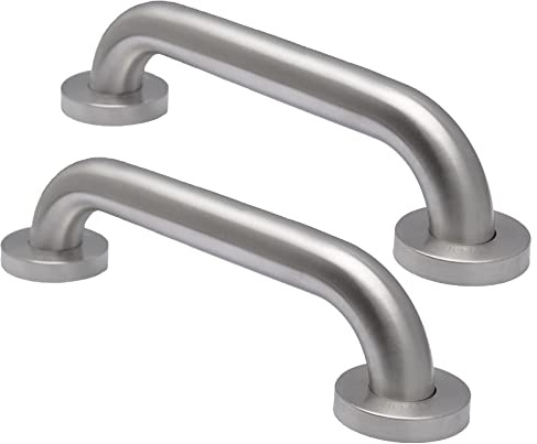 Supwish Maniglione per doccia in nichel spazzolato, 30,5 x 3,8 cm, in acciaio inox, per bagno, vasca da bagno, WC, maniglia di sicurezza, supporto per corrimano per anziani, anziani e bambini incinti