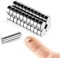 40 Stück 6x3 mm kleine Magnete zum Basteln – MEALOS Mini-Magnete kleine Knopfmagnete Mikromagnete Neodym-Magnete Seltenerdmagnete – Runde Kühlschrankmagnete auch für Miniaturen, Modellbau, Basteln