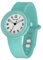 HIP HOP, Collezione Hero.Dot, Orologio Donna Water Wave, Cinturino in Silicone Soft Touch Intercambiabile, Pratica Chiusura, Lunetta Bianca, Numeri Neri, Cassa 34 mm, Movimento al Quarzo, Verde Acqua