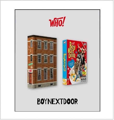 BOYNEXTDOOR WHO! 1st Single Album CD+Poster on pack+Photobook+Photocard+Postcard+Tracking Sealed (Crunch Version)