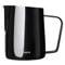 Normcore Jarra de leche con boquilla afilada, jarra de vapor espresso, jarra de espuma de leche, herramienta de barista espresso, color negro metálico, 20 onzas (600 ml)