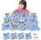 SGILE 12 tlg. STEM Straßenbauer Puzzlespiel für Kinder ab 3 Jahre, Kleinkind, Rennen logisches Puzzle, Labyrinth Brettspiel mit Auto, Spielset Spielzeug für Jungen Mädchen 3-7 Jahre, Geschenk Weltraum