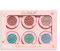 Paleta de Sombras de Ojos, 6 Color Paleta de Sombra de Ojos Maquillaje Set, Impermeables de Larga Duración, Cosmética Set Maquillaje