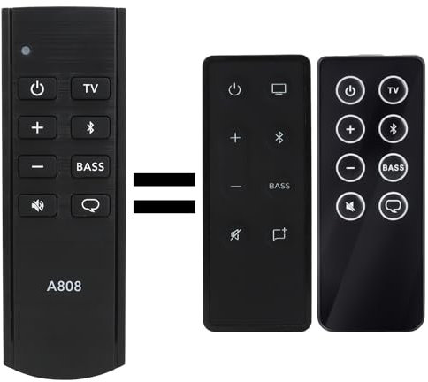 CHUNGHOP Upgraded Bluetooth Remote Control for Bose Solo 5 10 15 Series II TV Sound System, Compatible with Bose Solo 5, 10, 15 Series II TV Sound System