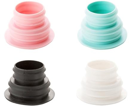 Uonlytech 4 Pièces Machine à Laver Tuyau De Vidange Joint Silicone Tuyau Rondelles Bague Détanchéité De Désodorisation Tuyau De Vidange Bouchon d Étanchéité Baignoire Évier