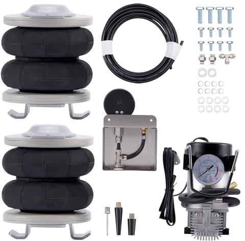 maXpeedingrods Air Suspension Spring Bag + 12V Compressor Kit for Fiat Ducato 1994-2024