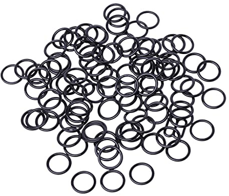 Bydezcon BH-O-Ringe, 100 Stück, Metall-BH-Trägerversteller, O-Ringe, Ersatz für Badeanzüge, Strumpfbänder, Korsetts, seidige Quasten, Kordel, chinesischer Knoten, Schmuckherstellung, Souvenir,