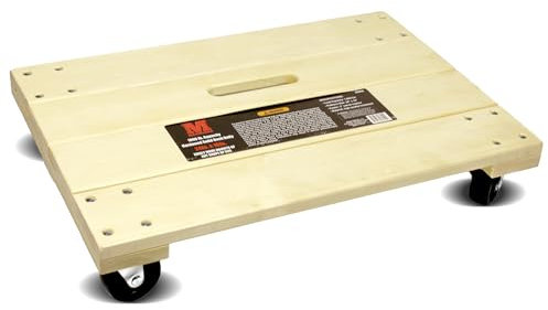 MaxWorks 50952 453,6 kg Kapazität 61 cm x 40,6 cm Hartholz-Möbelwagen