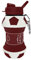 Borraccia Calcio squadra del cuore in Silicone per Ragazzi bambini e adulti- Regalo sportivo Senza BPA, Cannuccia, A Tenuta Stagna, Durevole Ed Ecologica, 550 ml (GRANATA)…