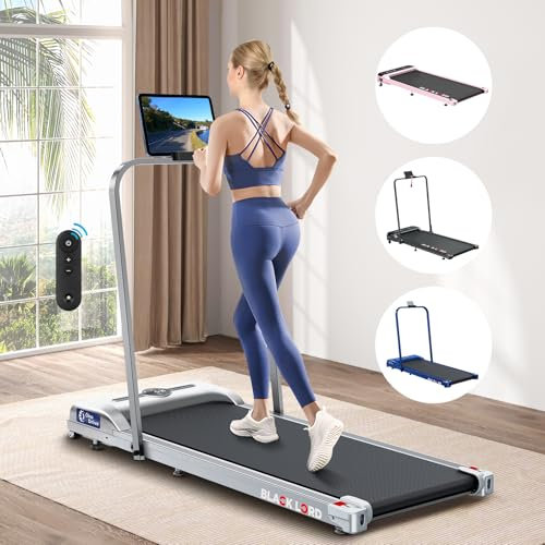 BLACK LORD Laufband, elektrisch, Trainingsgerät, 2,2 PS, Fitnessgerät, Walking-Jogging-Trainer für das Fitnessstudio zu Hause, Büro, kommerzielle Serie, Splitter (mit Griff)