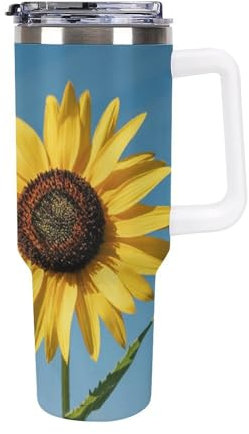 SunFiore Borraccia Termica Stanley Con Cannuccia - Perfetta Per Mantenere Le Bevande Alla Temperatura DeSiderata 40oz